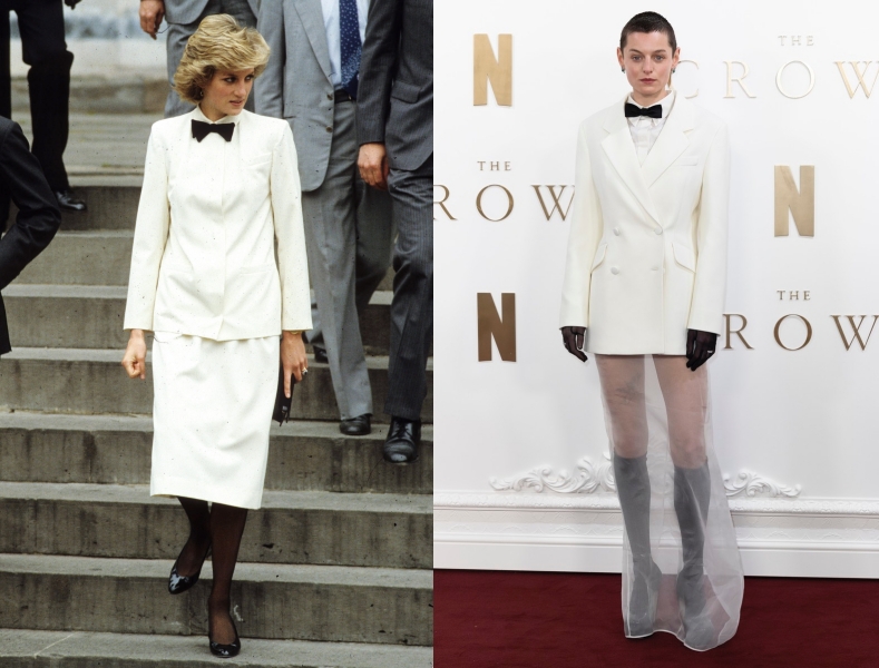 Diana hercegnő és Emma Corrin