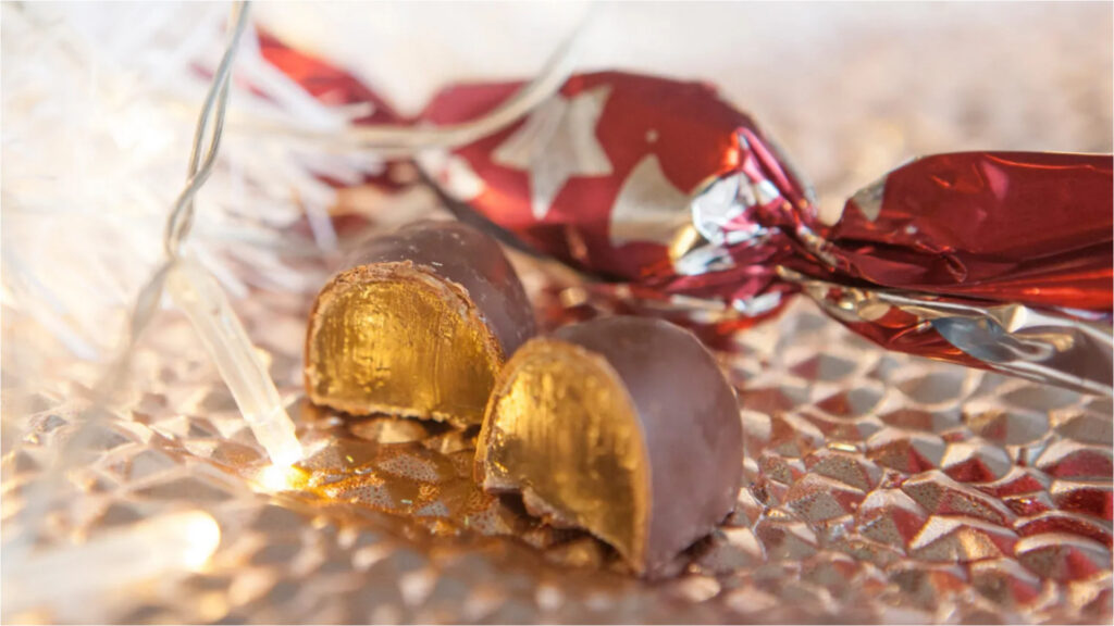 Chocola belga étcsokoládéval mártott zselés édesítőszerekkel