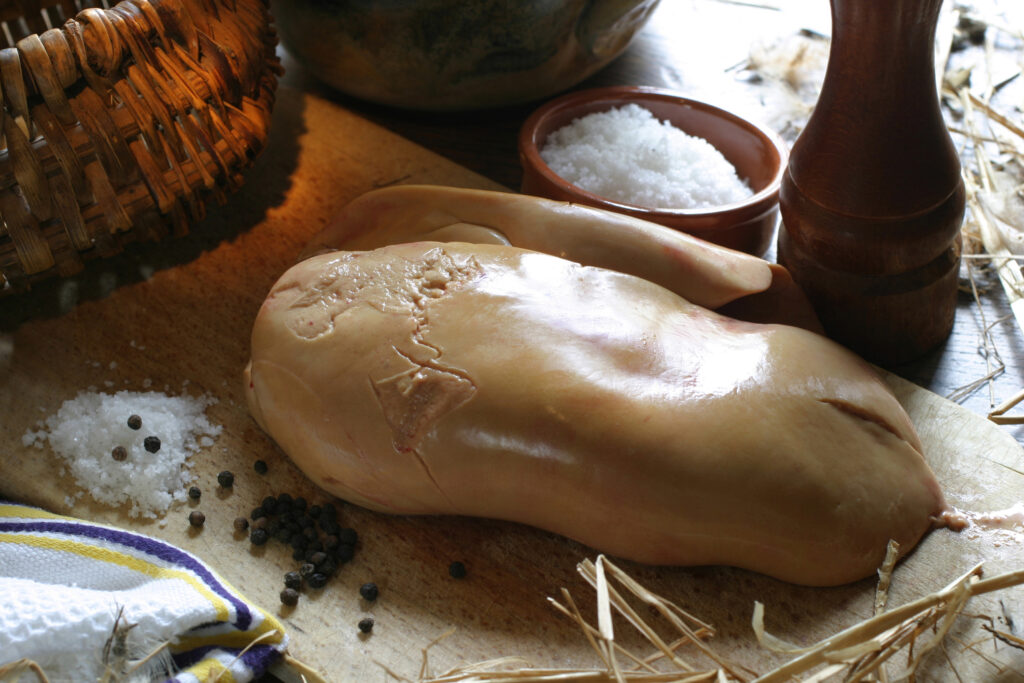 Hízott libamáj nyersen, egyben 