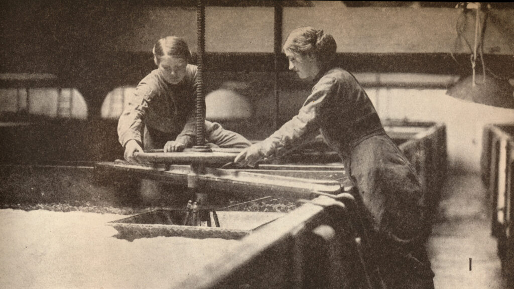 Nők egy sörfőzdében