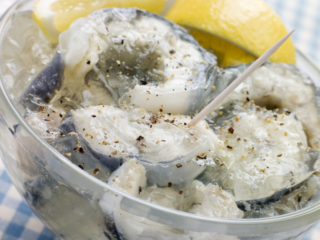 Jellied eels, a zselés angolna 