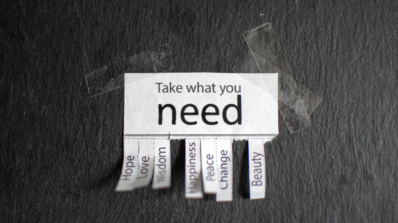 Take what you need cédulák