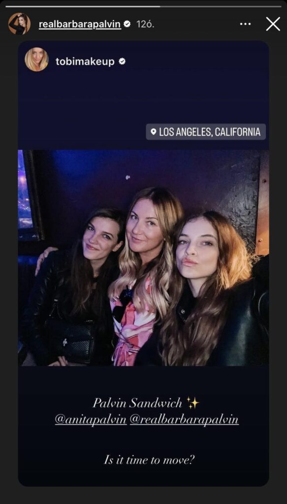 Palvin Barbi és nővére