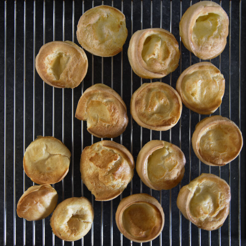 Kézzel készített Yorkshire pudding