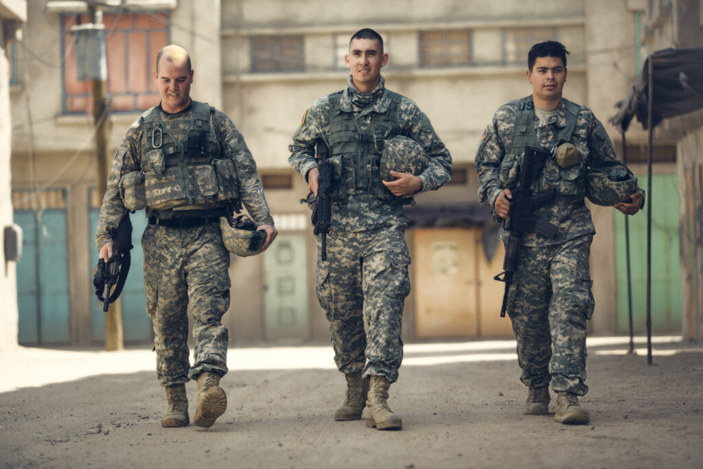 A katonáknak a küzdelem nem csak a harctéren folyik (Fotó: Getty Images)