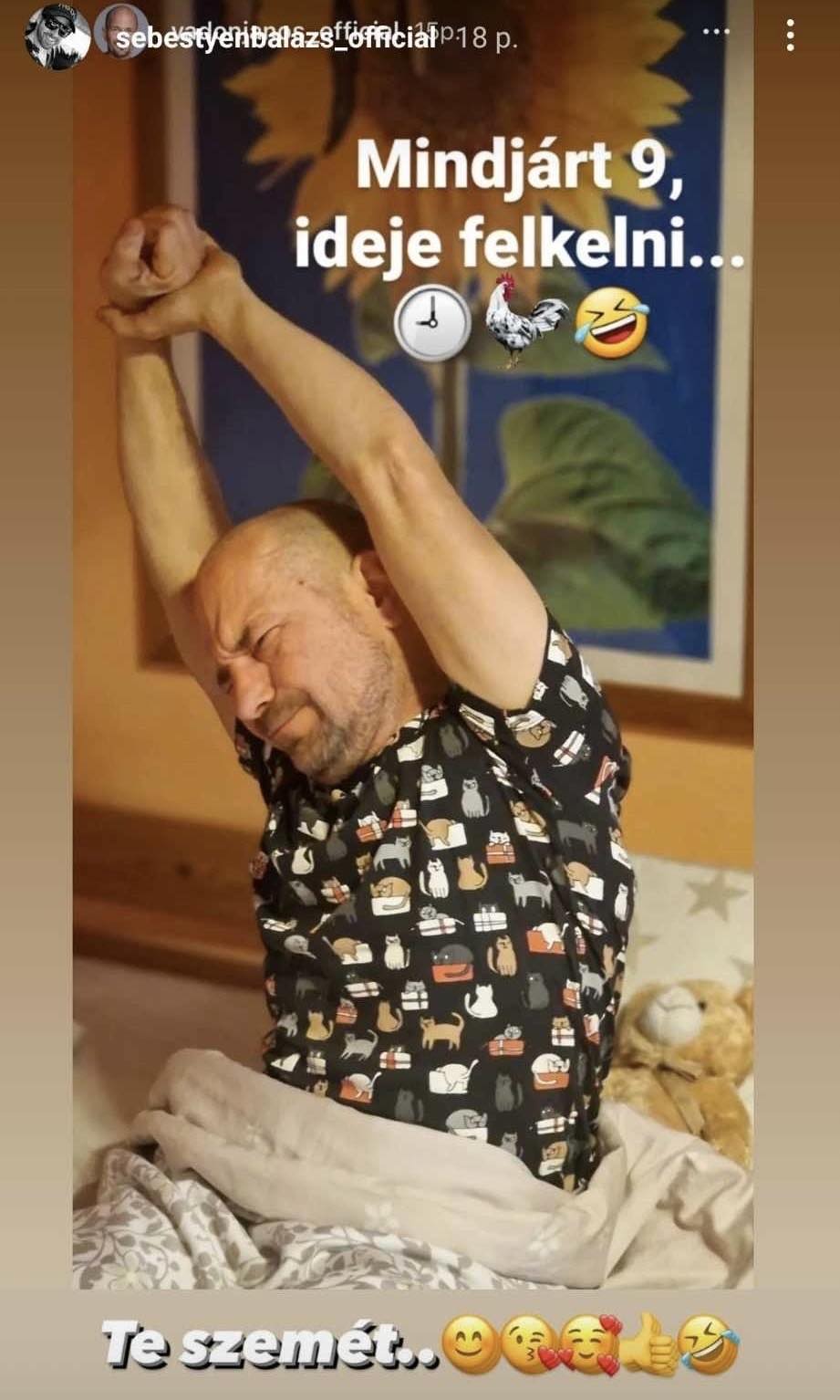 Sebestyén Balázs Instagram-története