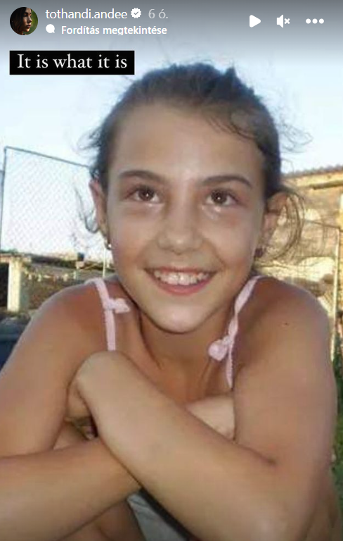 Tóth Andi Instagram-története