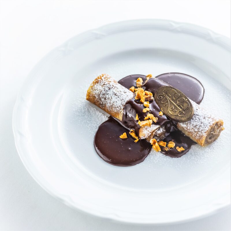 Gundel-palacsinta a 2020-as évek Gundel Éttermében