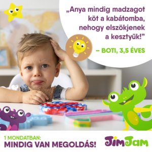 A február a problémamgoldás hónapja a JimJam-en