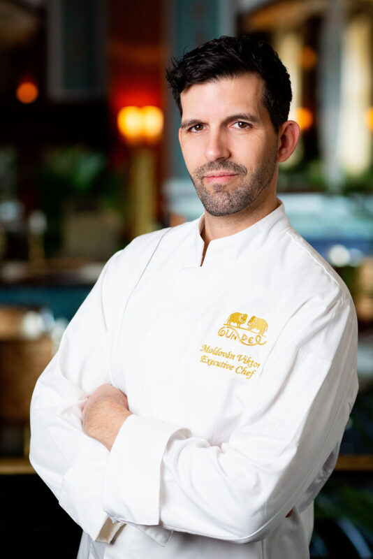 Moldován Viktor, a Gundel Étterem executive séfe