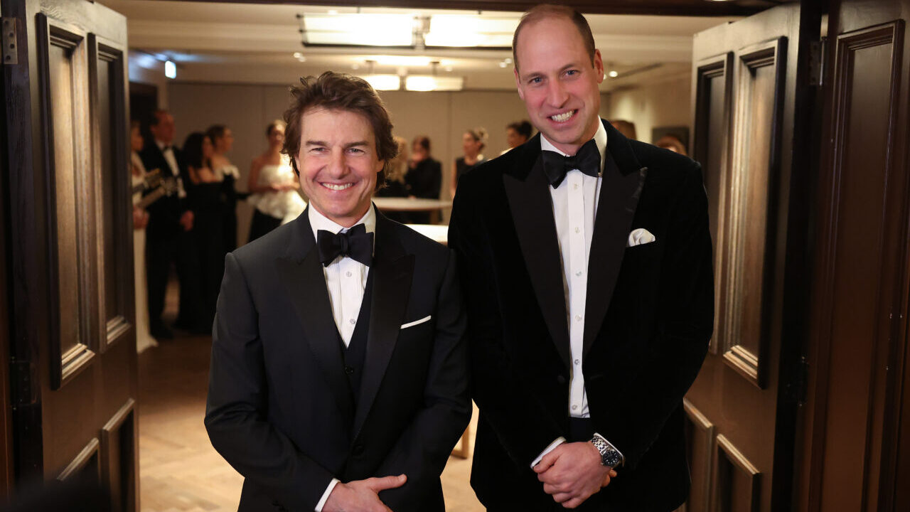 Vilmos herceg és Tom Cruise