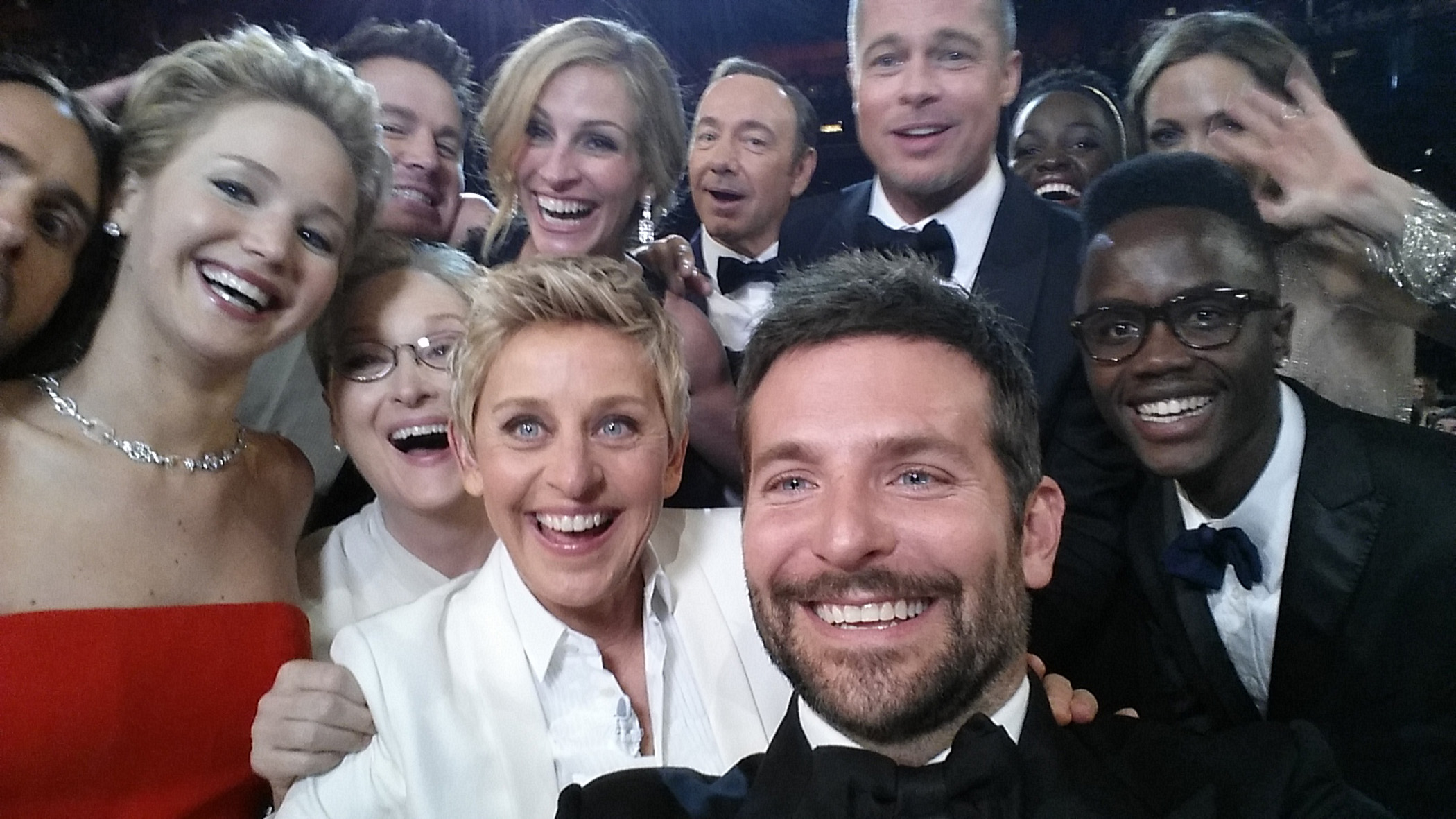 Ellen DeGeneres szelfie a 2014-es Oscar gálán