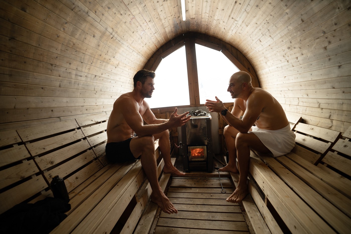 Chris Hemsworth és Peter Attia