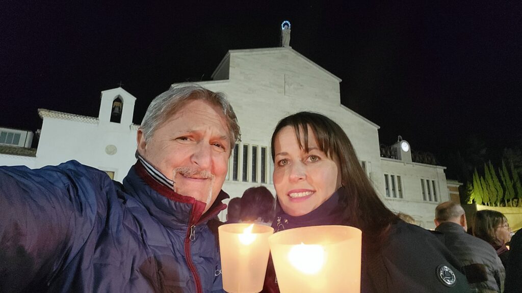 Szerednyei Béla és felesége Szilvia