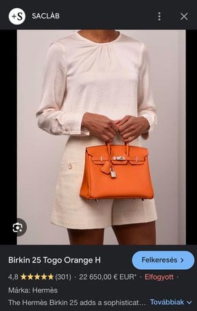 Sarka Kata egy méregdrága Birkin táskával pózolt