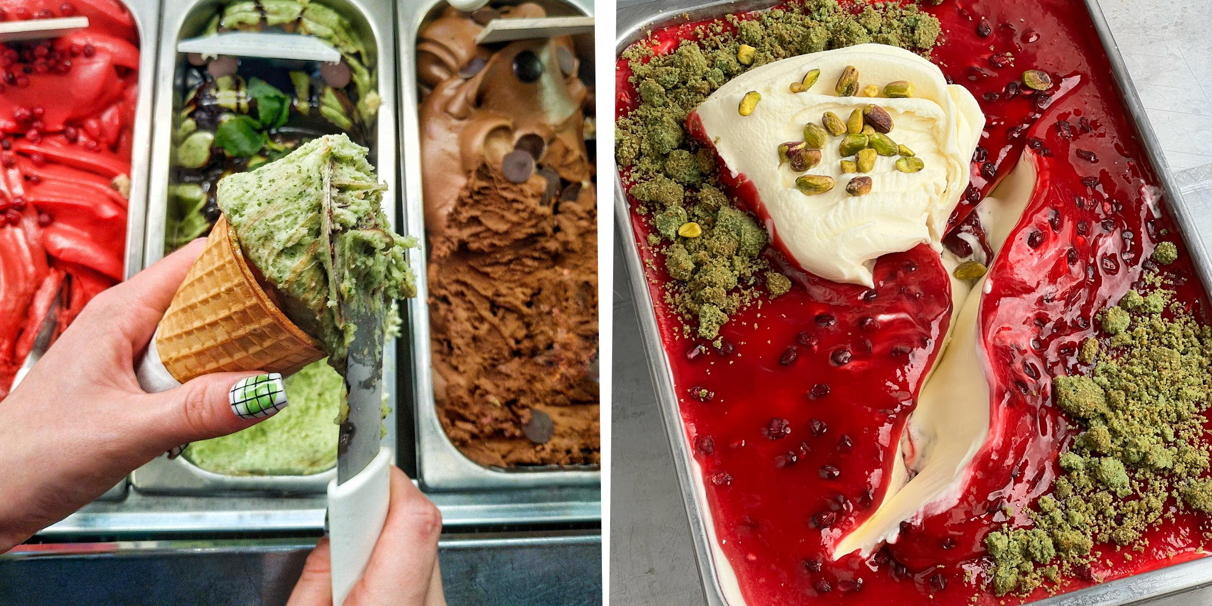 kapros uborka / mascarpone