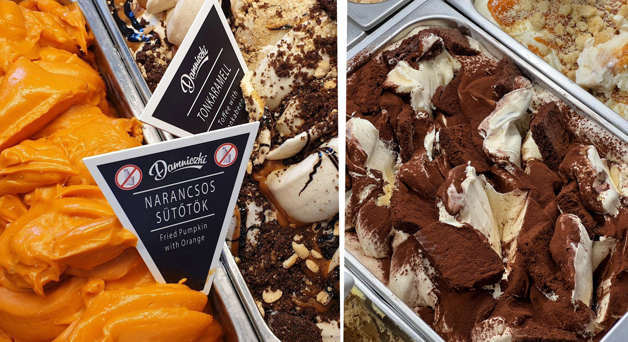 Damniczki TOKAJMISU 5 puttonyos Tokaji aszú sok-sok tojással tejszínnel és mandulalisztes piskóta borszirupba áztatva