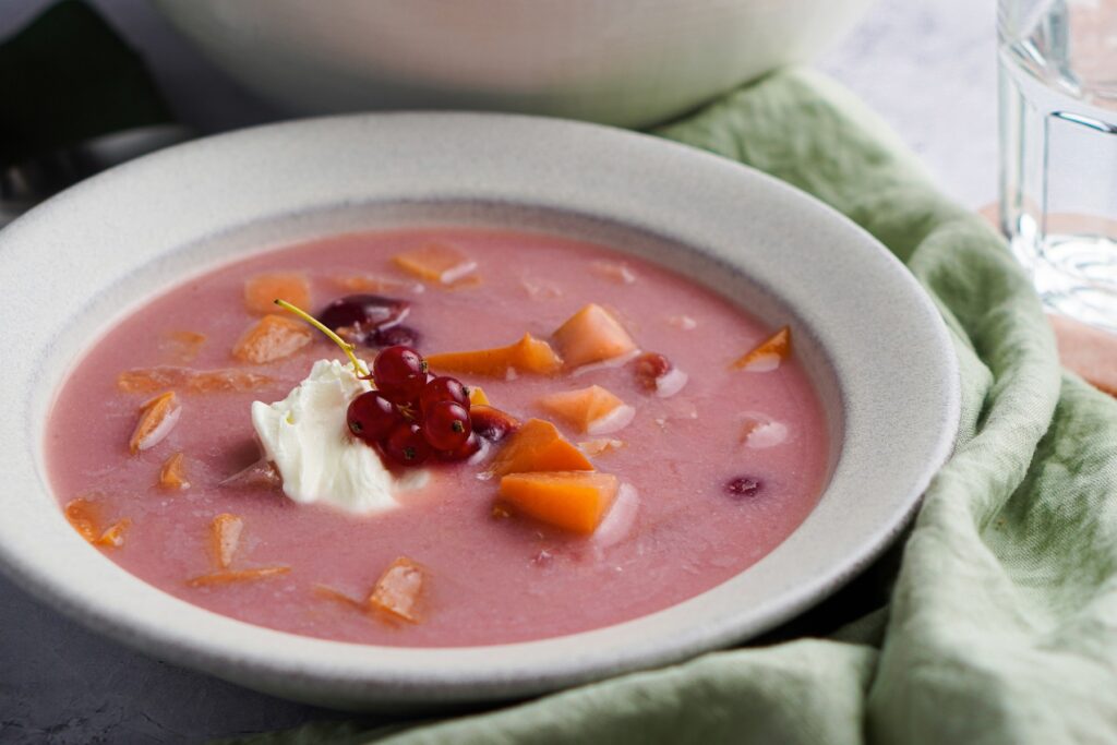 Gyümölcsleves a nyár legjavából