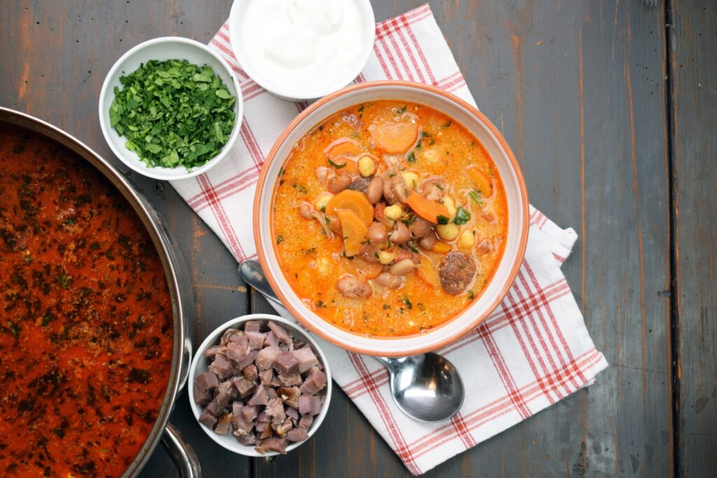 Jókai-bableves Gundel alapján