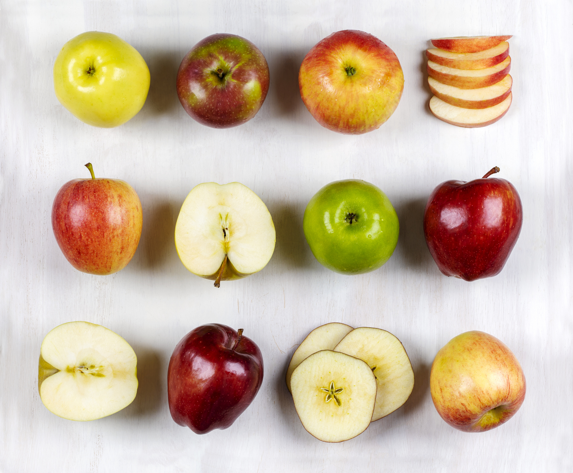 Különböző almafajták