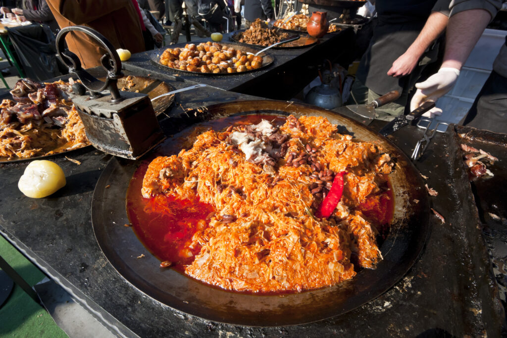 Székelykáposzta a Vörösmarty téri adventi vásáron