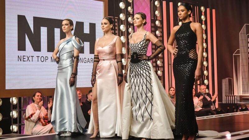 A Top4 döntős (balról jobbra: Mészáros Lili, Vidéki Vivi, Czibolya Niki és Kouyaté Hawa - Fotó: Sajtószoba