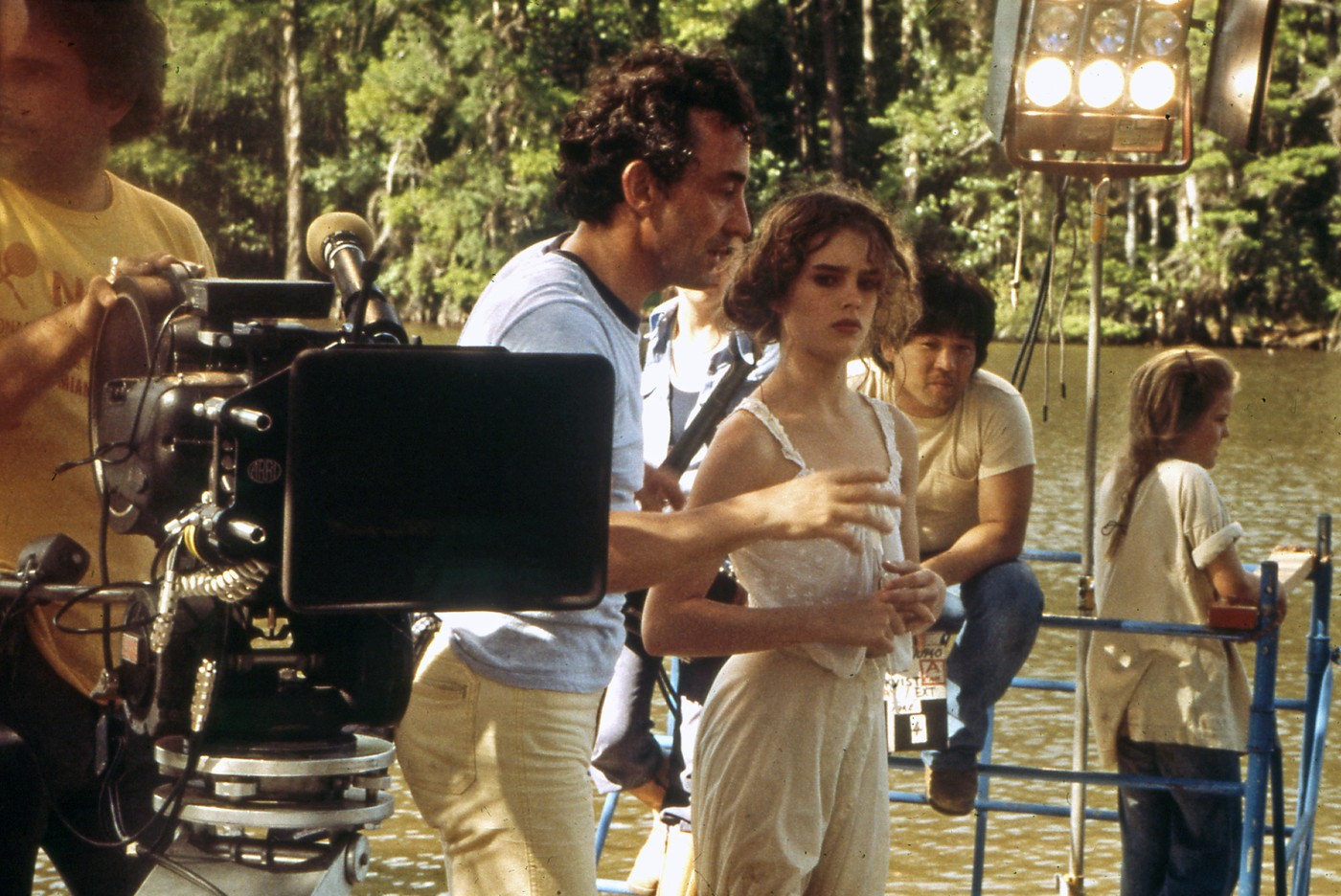 Brooke Shields a Pretty Baby forgatásán