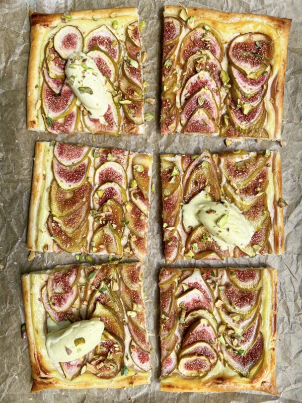 Fügés-ricottás leveles pite