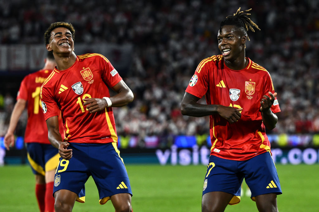 Lamine Yamal és Nico Williams az Európa-bajnokságon