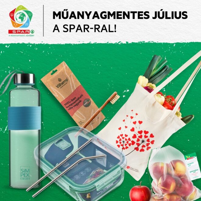 Műanyagmentes július: rád is számít a SPAR!