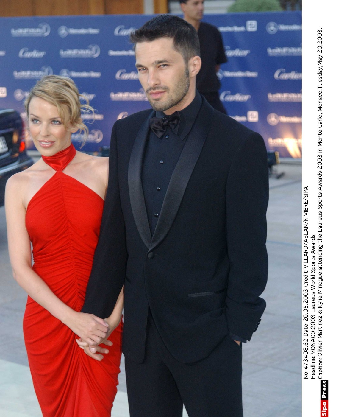 Olivier Martinez és Kylie Minogue (