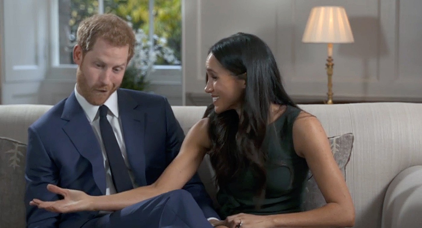 Meghan Markle és Harry herceg a 2017-es interjúban (fotó: Profimedia)