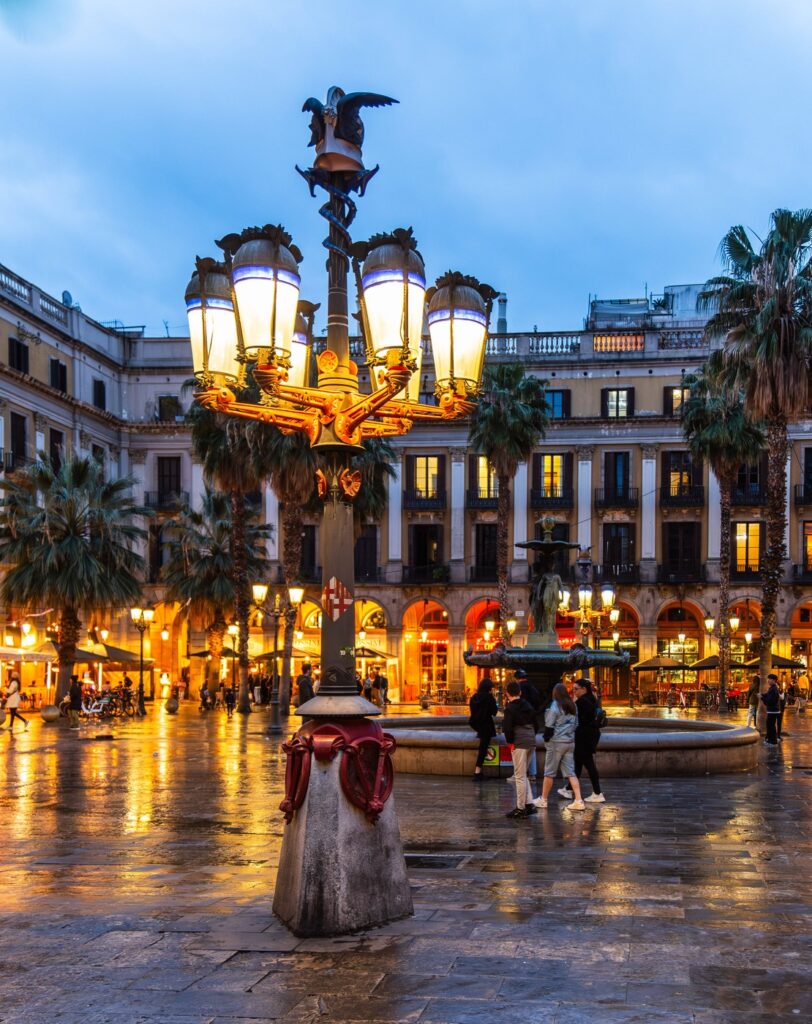 Plaça Reial tér