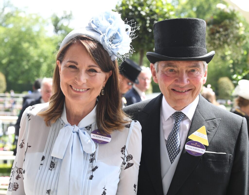 Carole Middleton és férje Michael Middleton