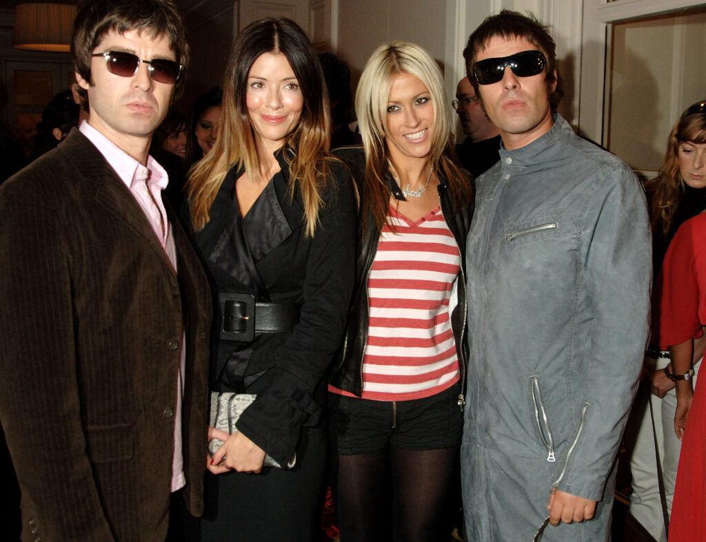 Noel Gallagher, Sara MacDonald, Nicole Appleton és Liam Gallagher