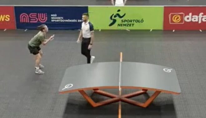 Óriási balhé, még románozott is a teqballos Kota Gabriella vesztes meccsük után