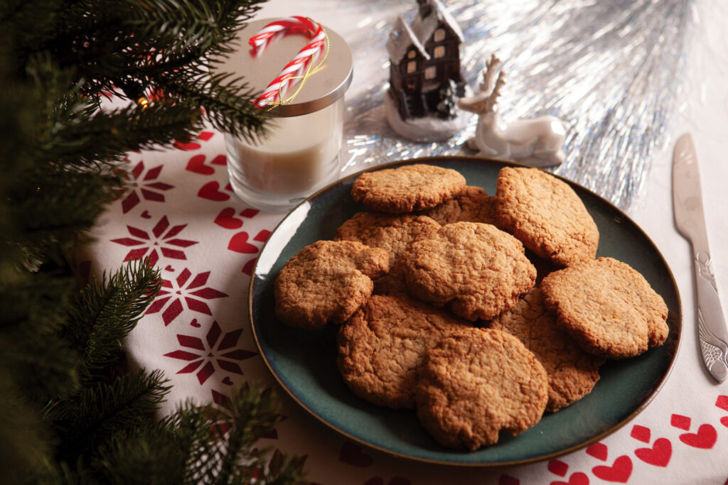 Téli gyömbéres keksz