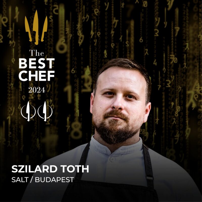 Szilard Tóth séf a 2024-es The Best Chef Awards jelöltjei között