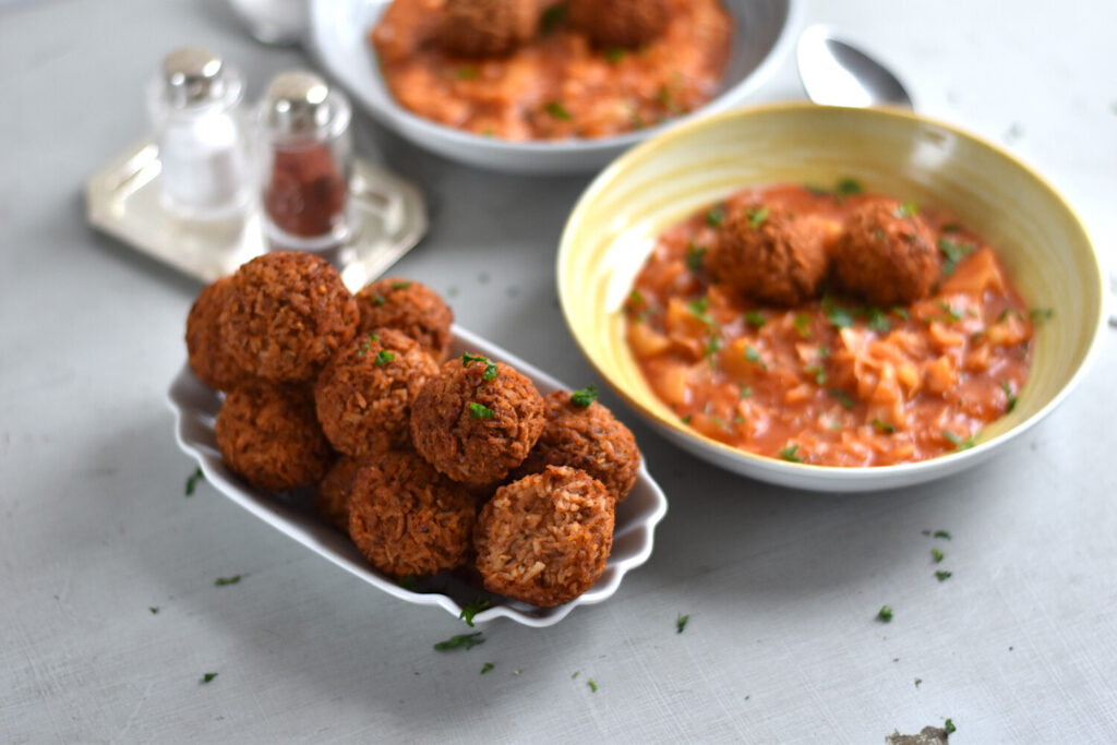 Céklás vegán fasírt