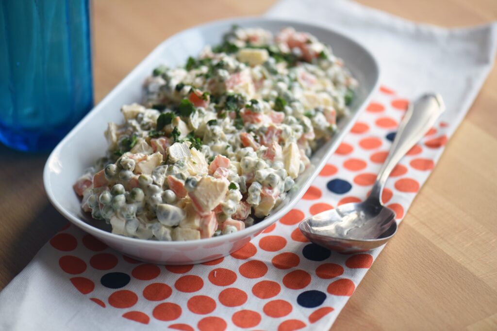 Franciasaláta házi majonézzel