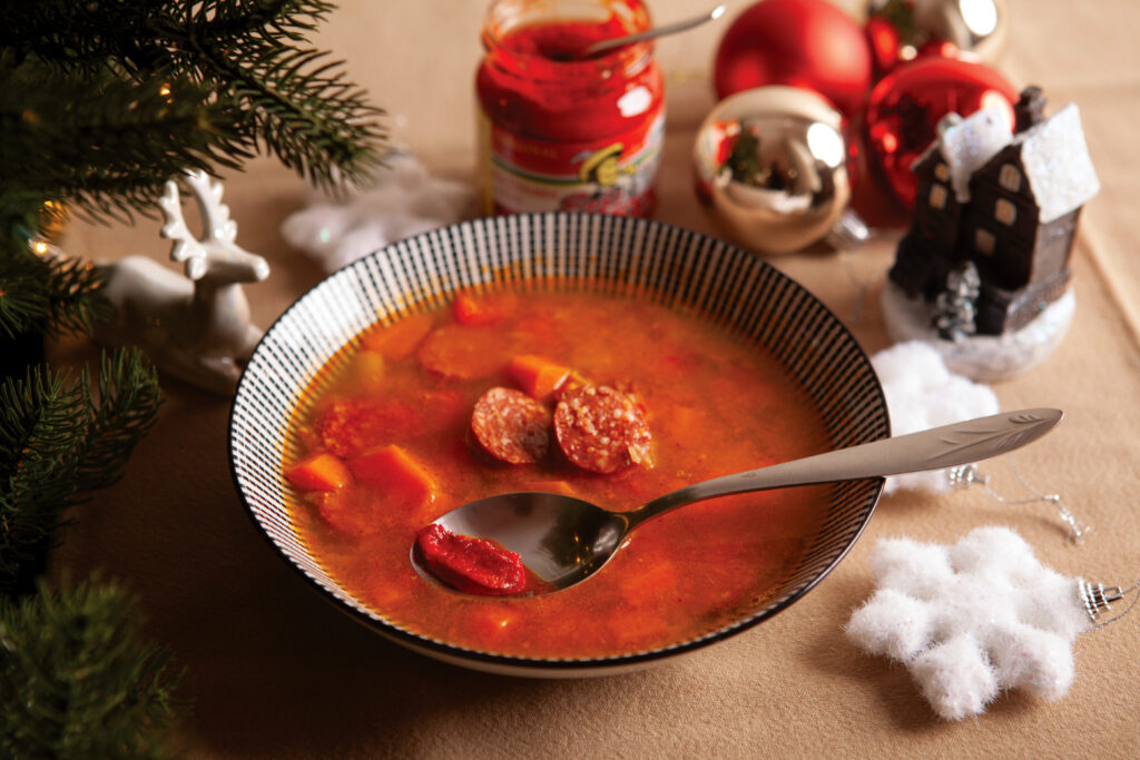 Erős Pistás lencseleves 