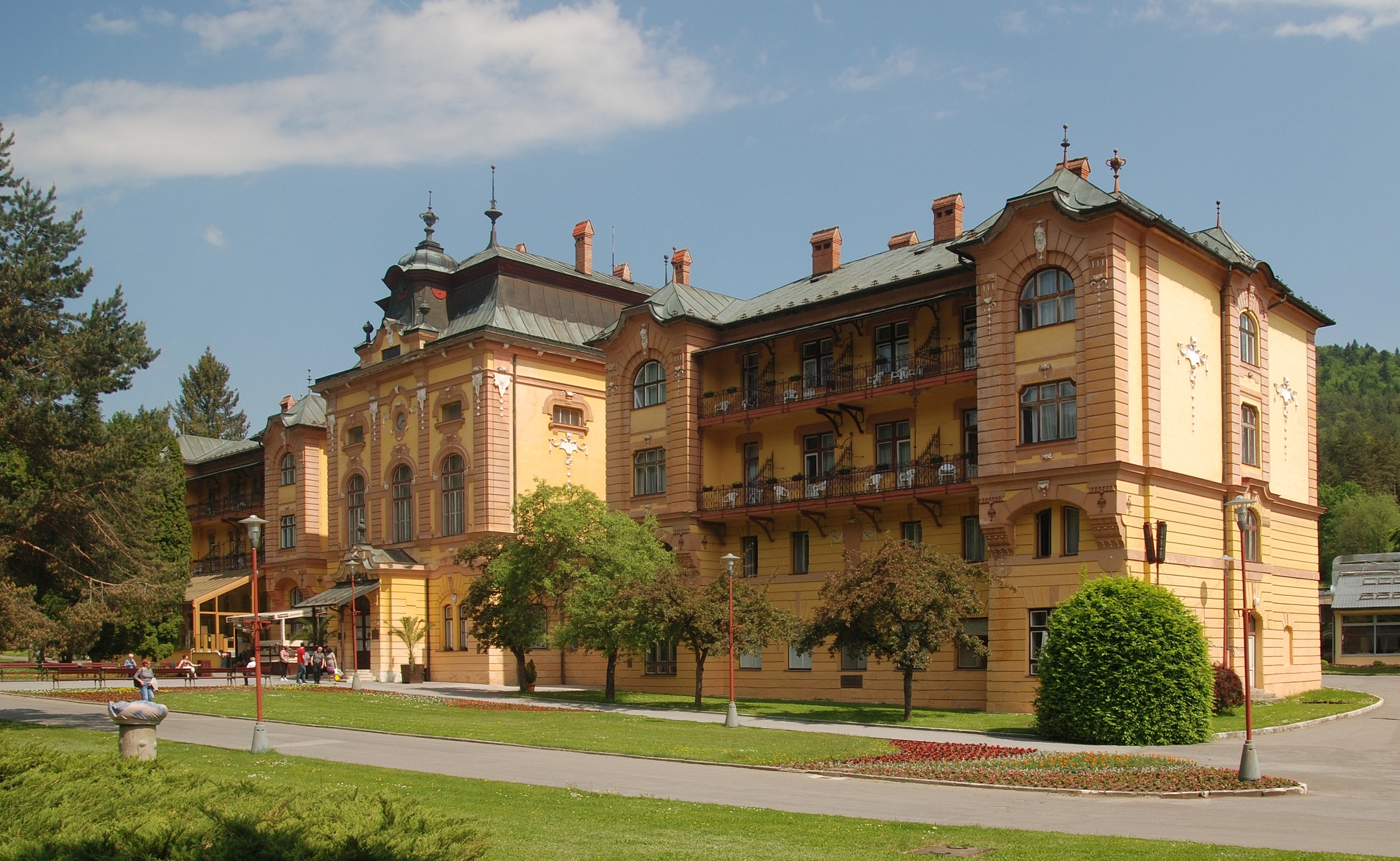 Az Astoria szálló Bártfafürdőn