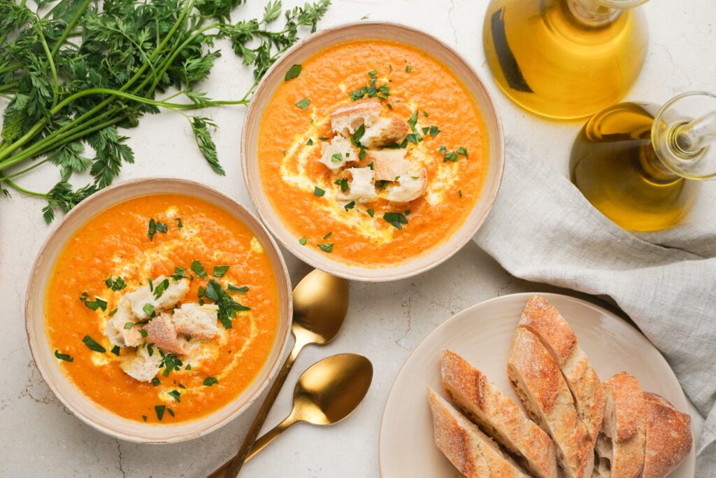 Fütyülő sárgarépa-krémleves