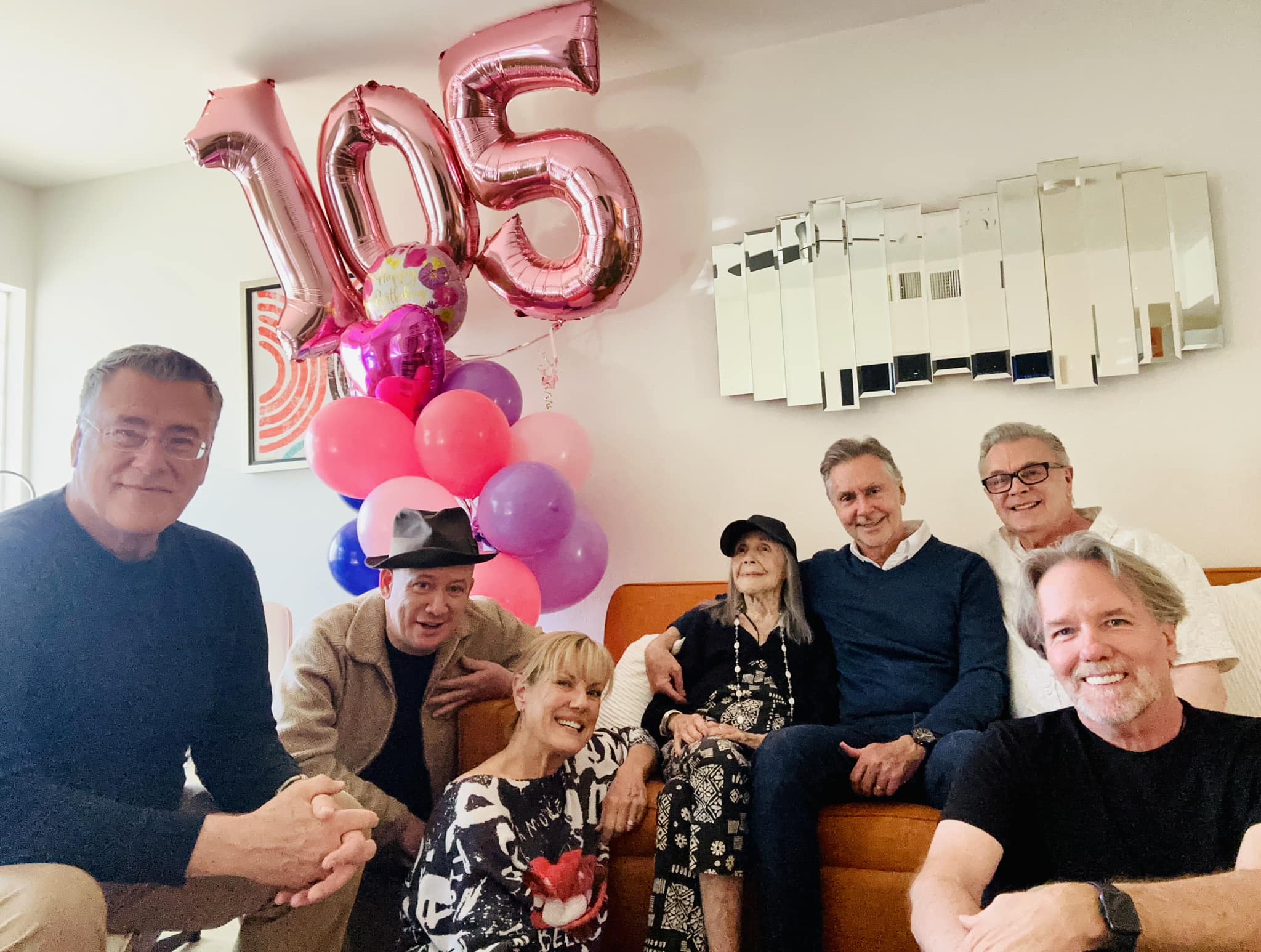 Caren Marsh Doll a 105. születésnapján (fotó: Caren Marsh Doll Facebook)