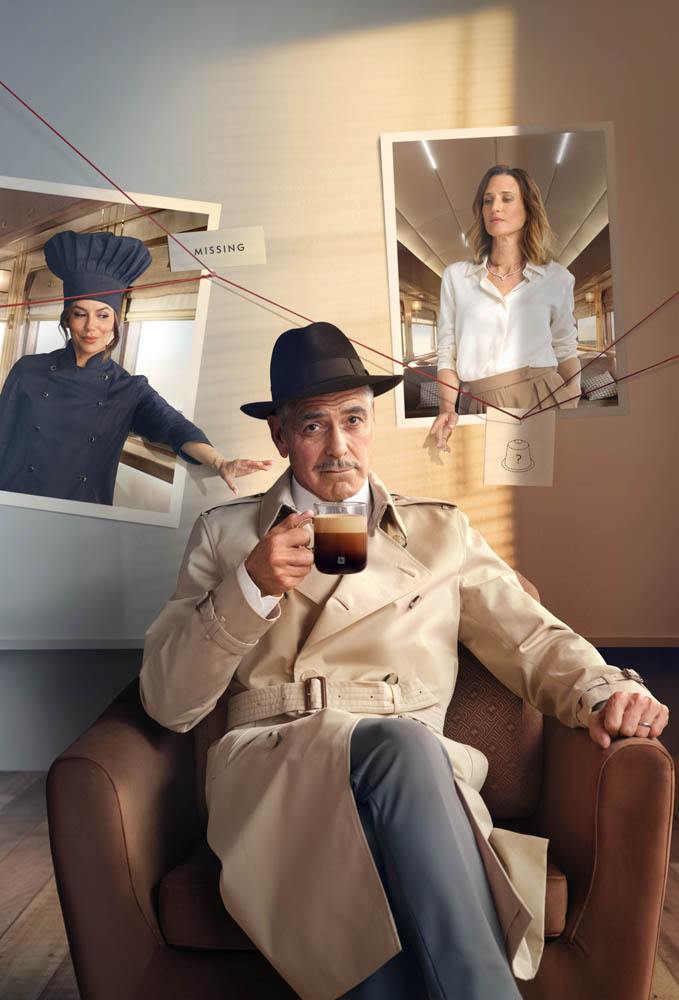 George Clooney nyomozóként szerepel a NESPRESSO új reklámfilmjében
