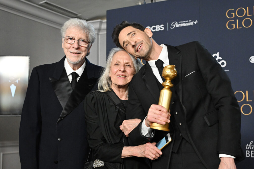 Adrien Brody szüleivel