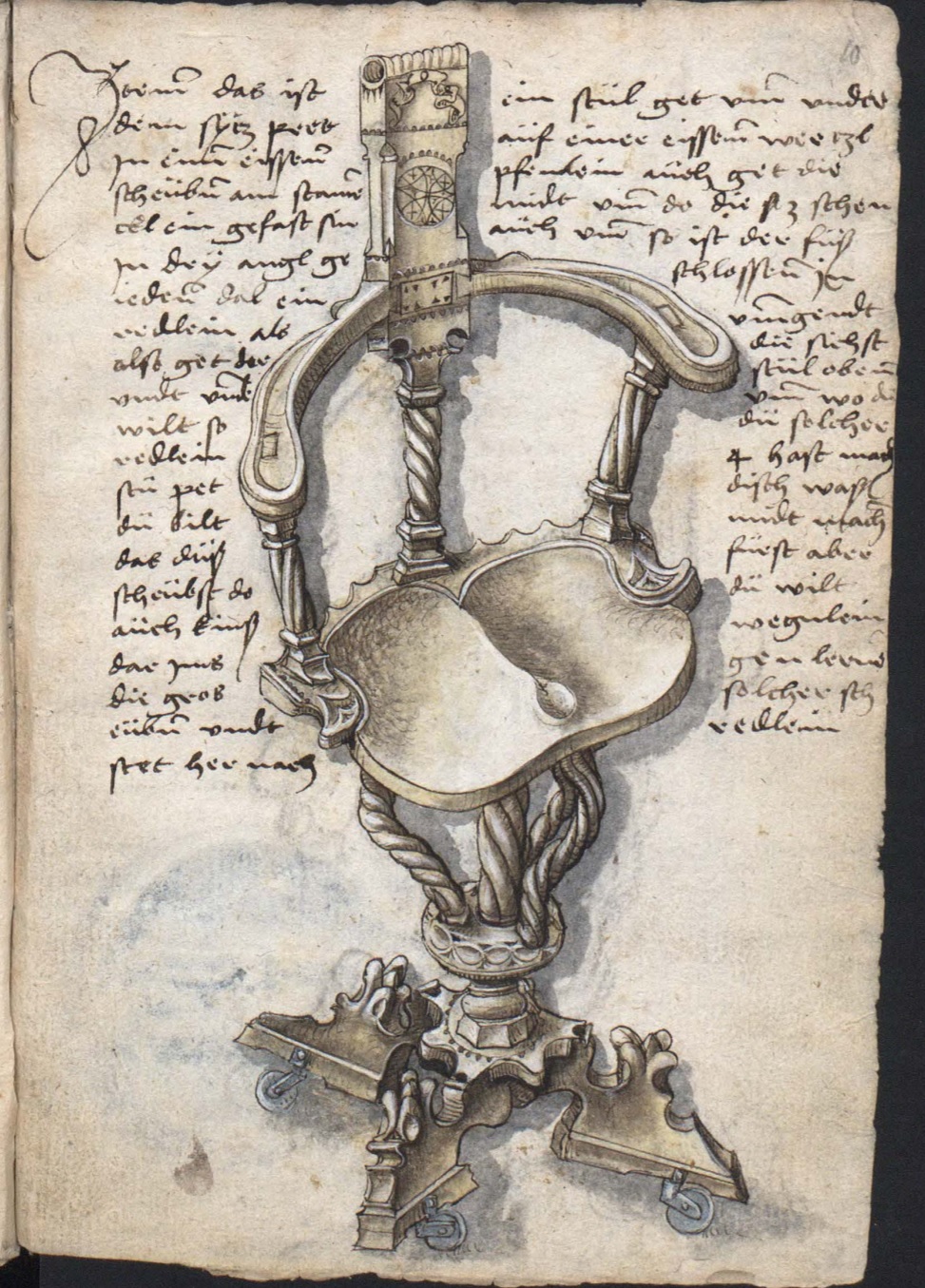 Martin Löffelholz von Kolberg széke 1505-ből (fotó: Wikimedia Commons)