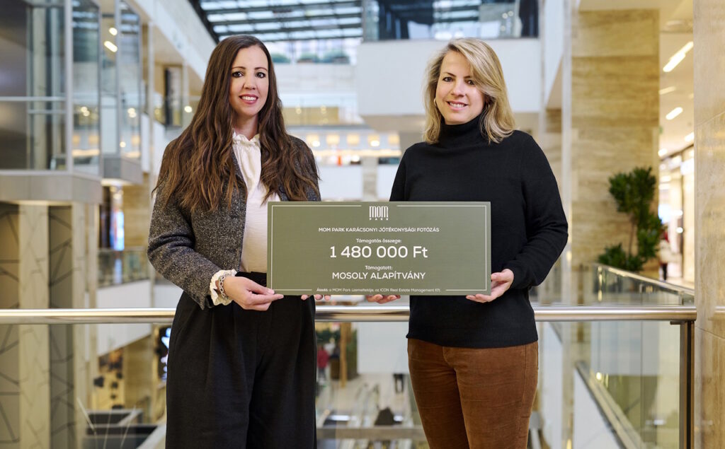Közel másfél millió forintot gyűjtöttek össze a MOM Park vásárlói a Mosoly Alapítvány számára