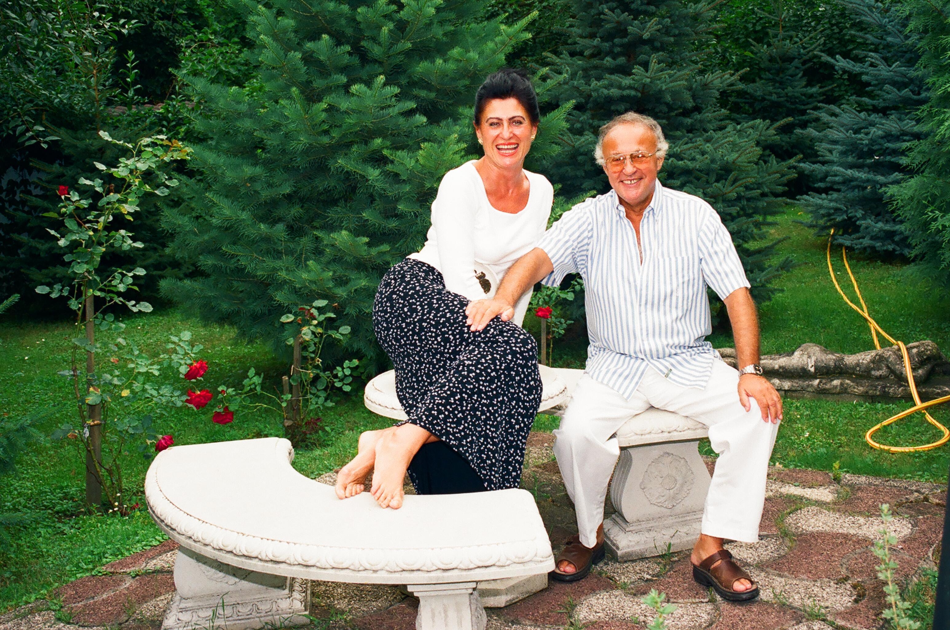 Sas József és felesége, Zsuzsa