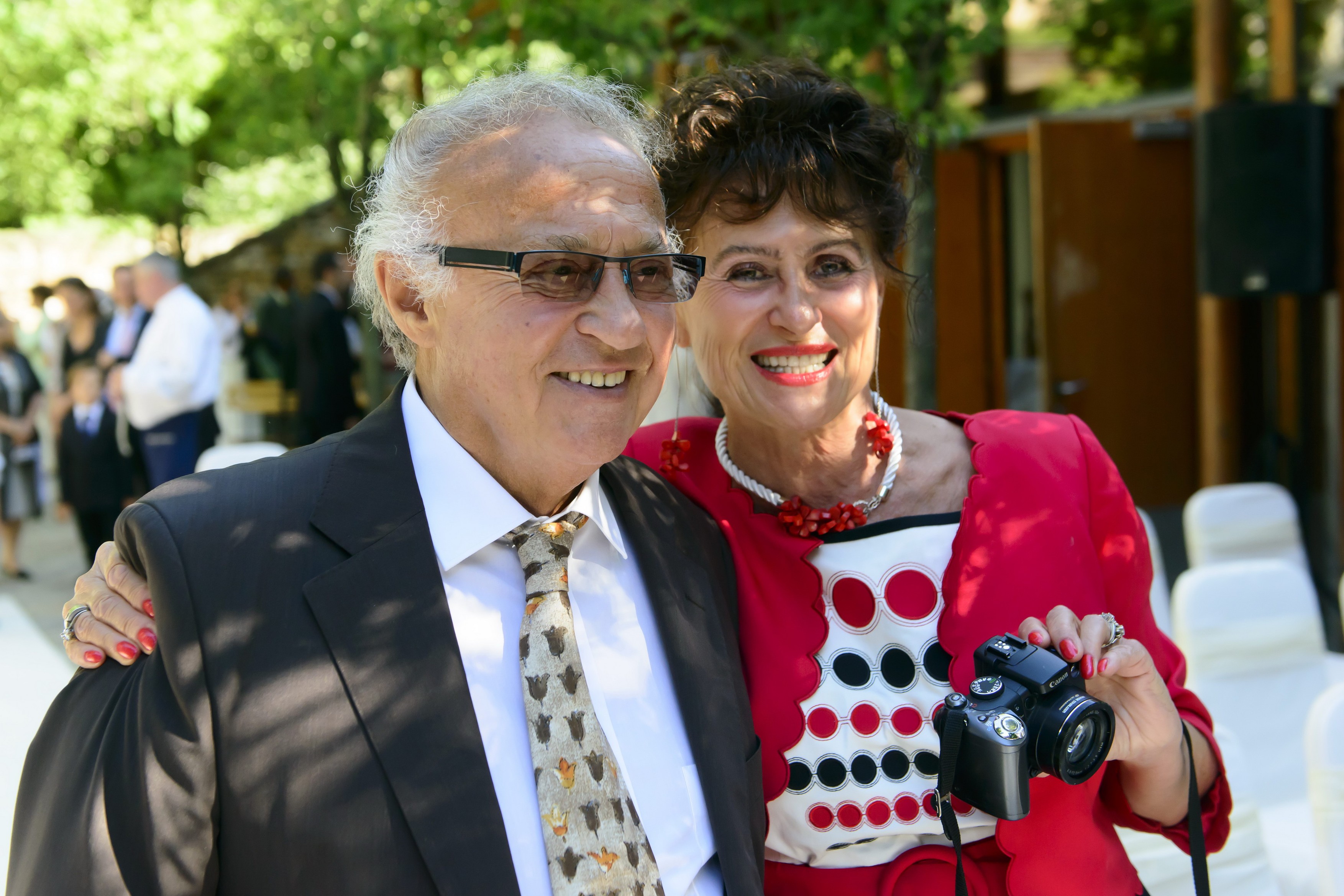 Sas József és felesége, Zsuzsa